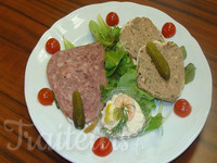 Assiette de pâtés