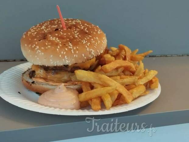 Burger avec frite maison