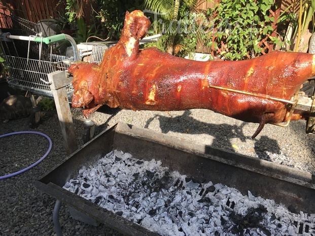 cochon à la broche